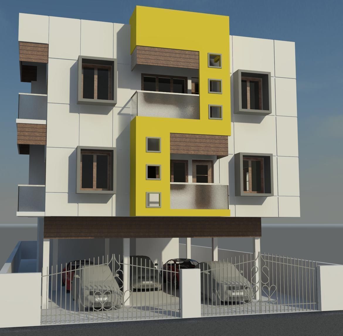 simple exterior 3D model_5