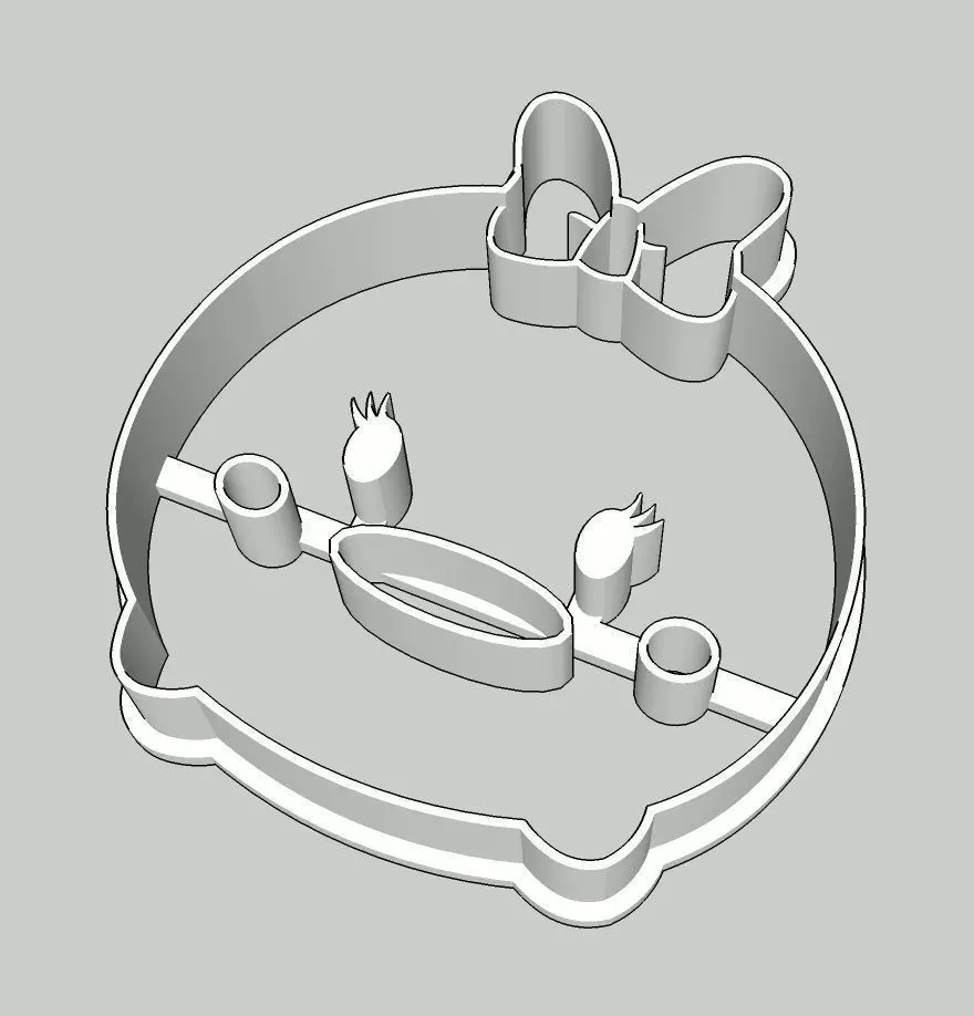 Tsum Tsum Daisy Cookie Cutter  3D print model_0