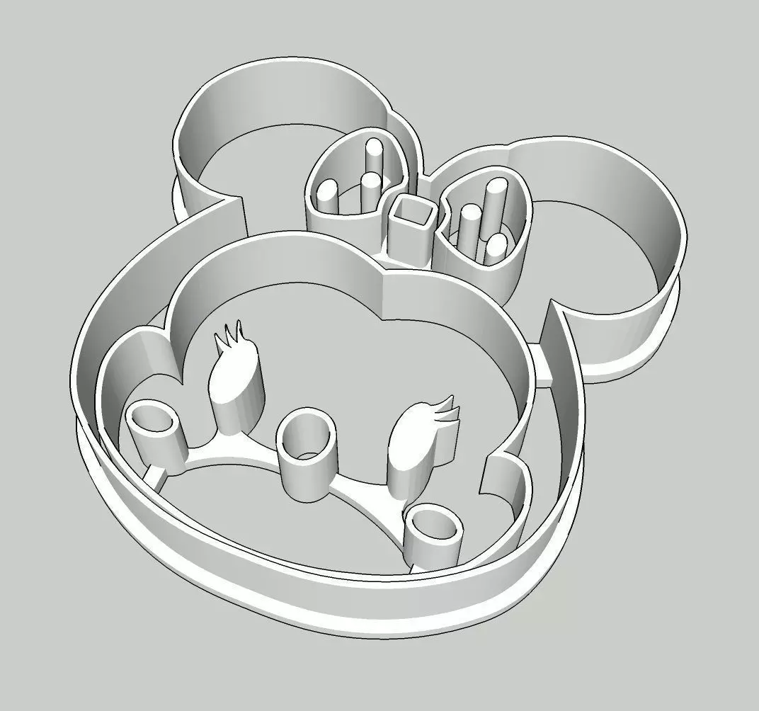 Tsum Tsum Minnie Cookie Cutter 3D print model_0