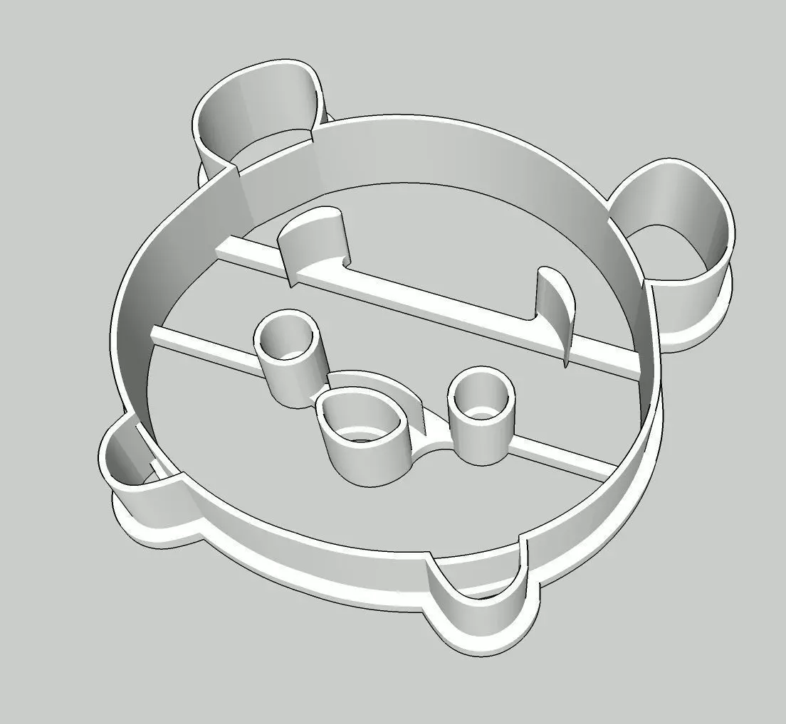 Tsum Tsum Winnie The Pooh Cookie Cutter 3D print model_0