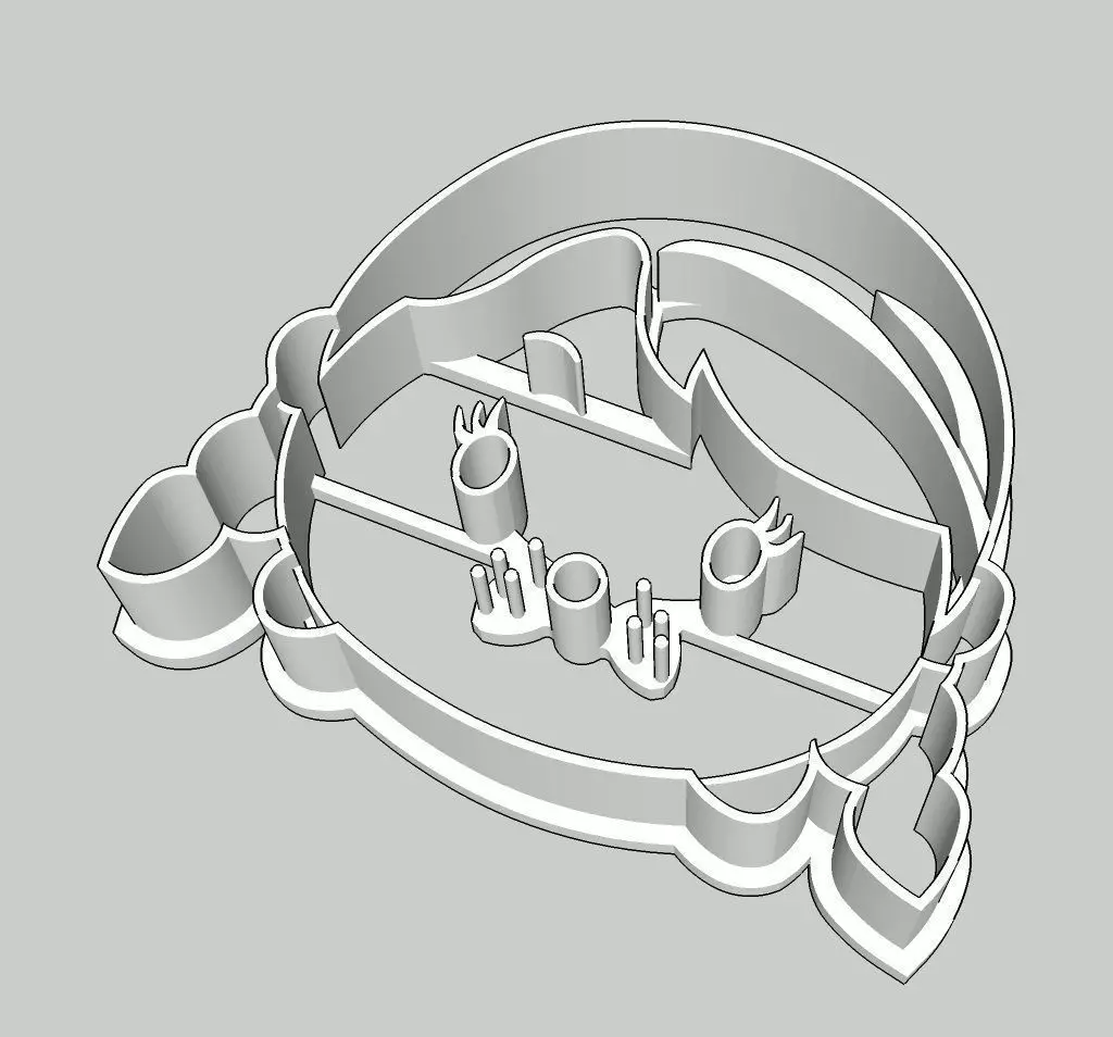 Tsum Tsum Ana of Frozen Cookie Cutter 3D print model_0