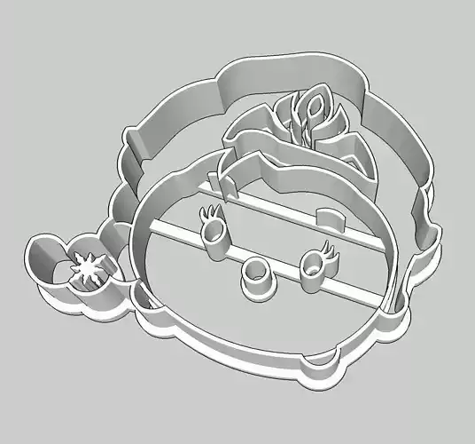 Tsum Tsum Elsa of Frozen Cookie Cutter