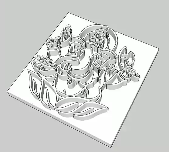 Ganesh Stamp 3D print model