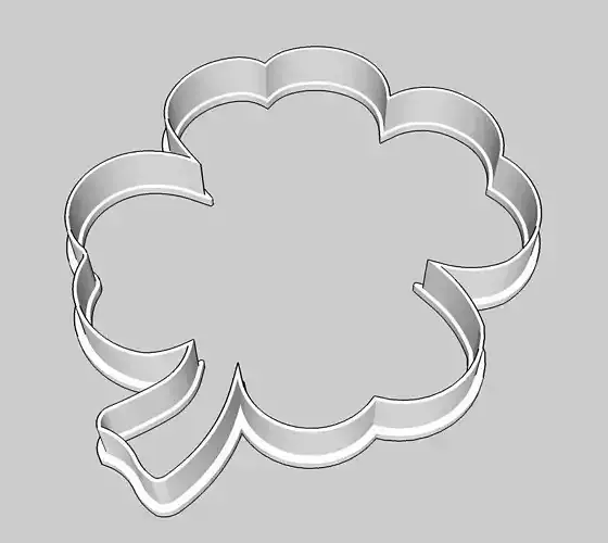 4 Leaf Clover Cookie and Fondant Outline Cutter