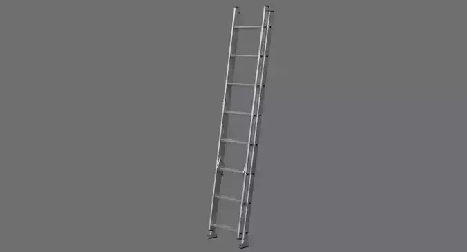 Ladder 1B Low-poly 3D model