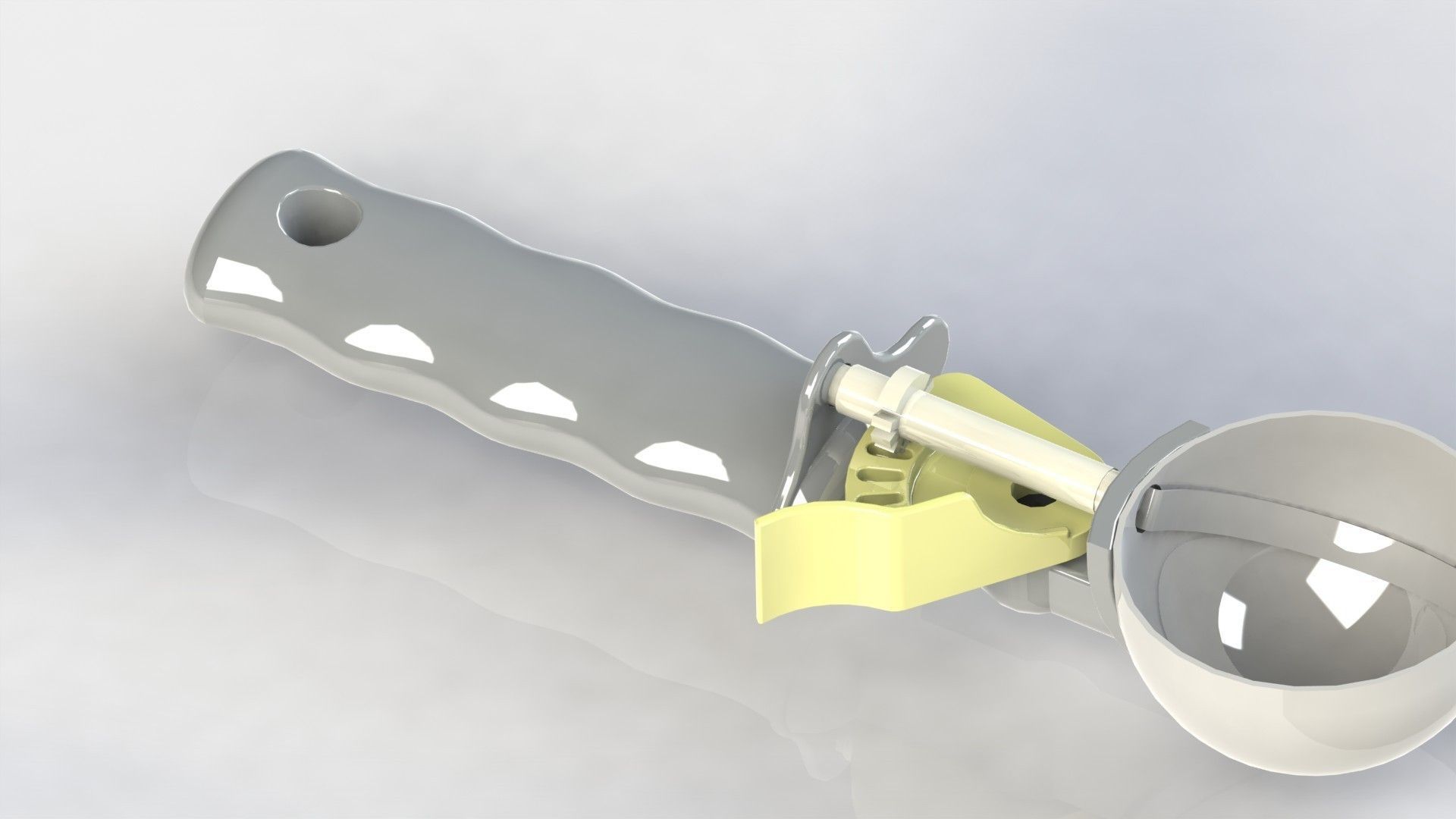 Ice Cream Scoop Free 3D model_1