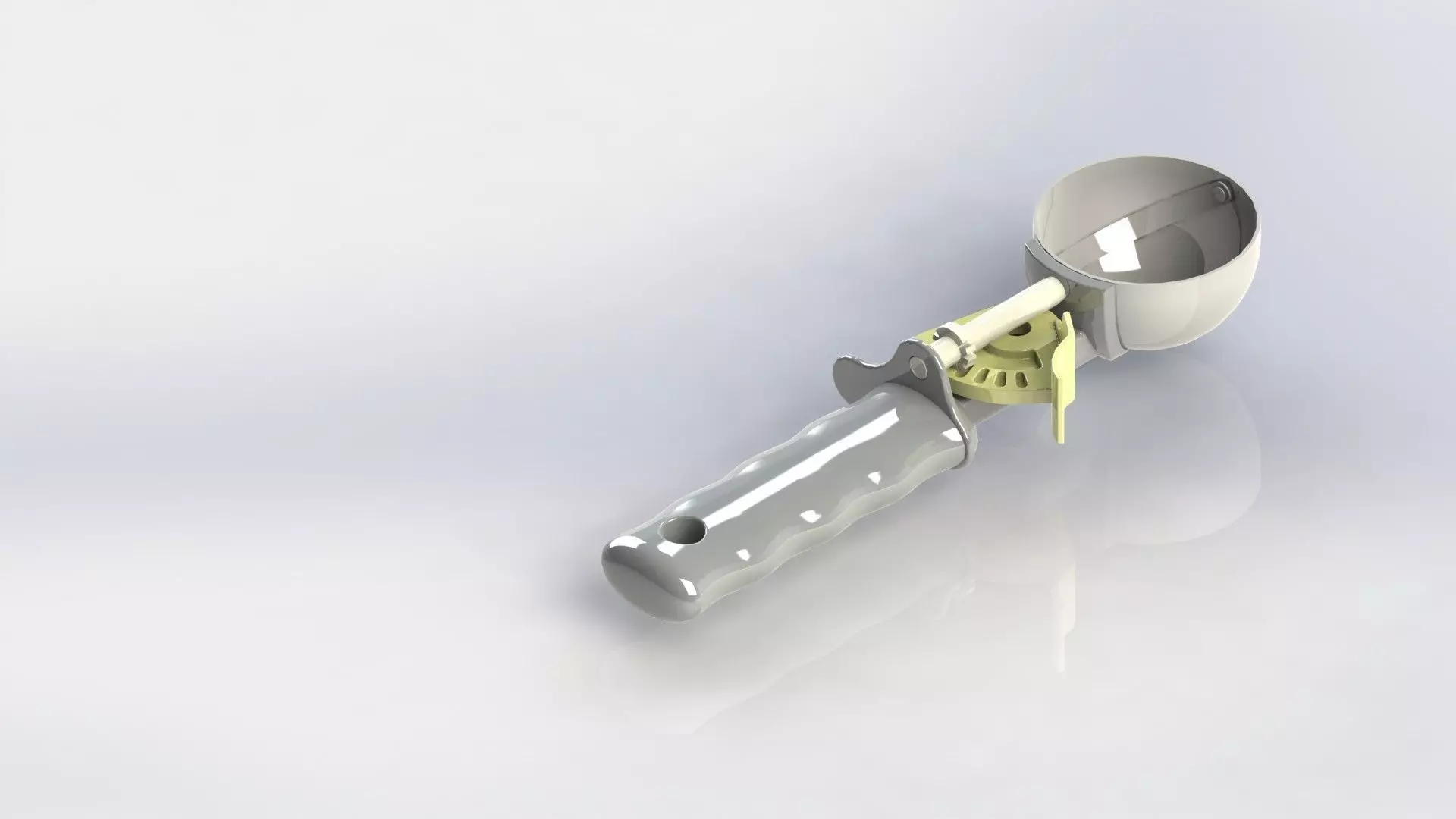 Ice Cream Scoop Free 3D model_0