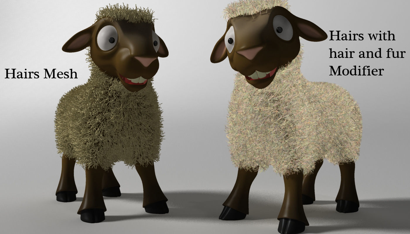 Cartoon Sheep Rigged Low-poly 3D model_2