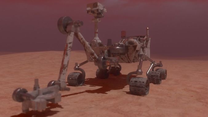 Curiosity Mars Rover 3D model