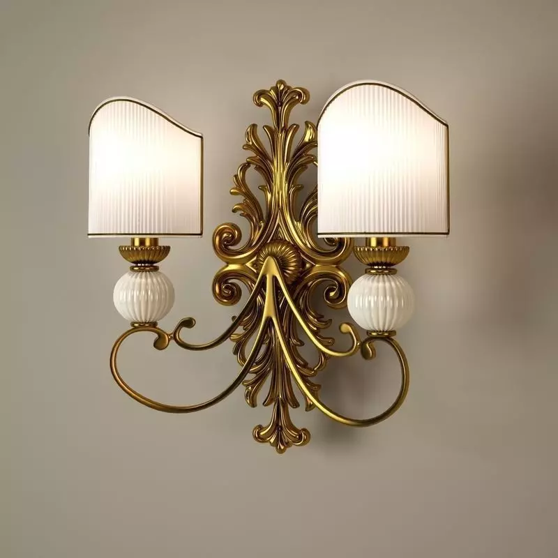 Paralume Sconce 3D model_0