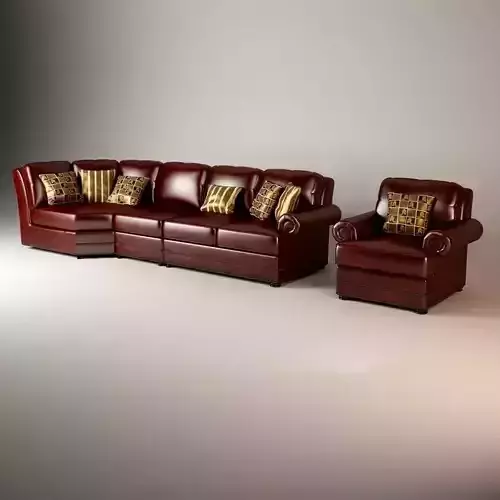 Thomasville Ashby Sofa 3D model