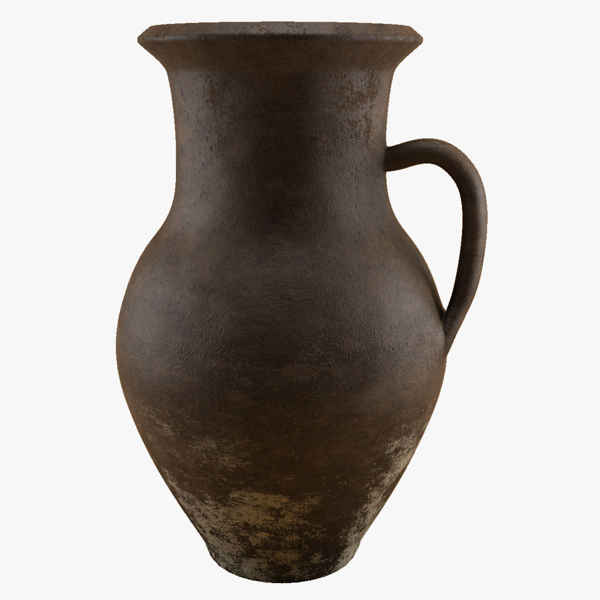 Claypot ancient greek jug 3D model_9