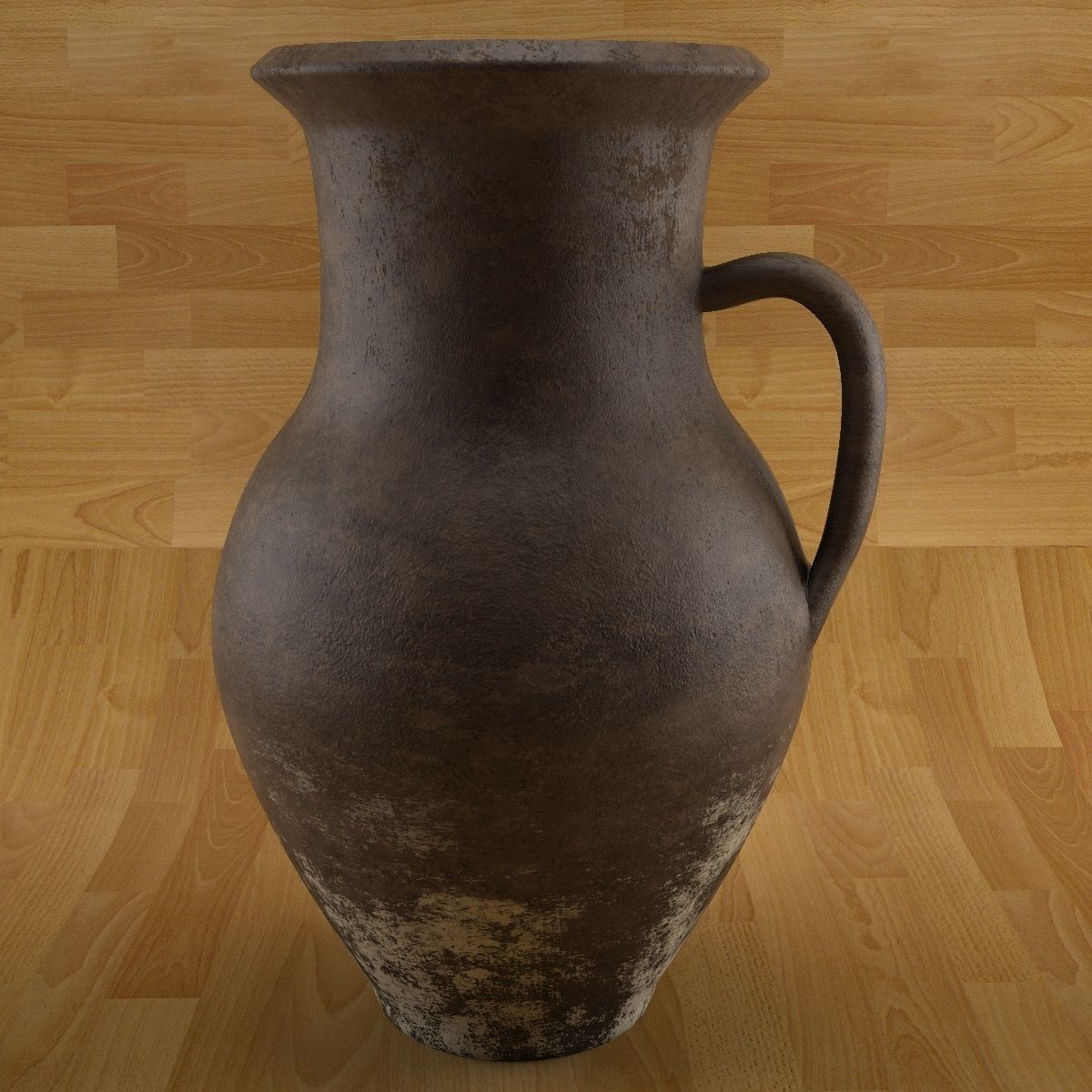 Claypot ancient greek jug 3D model_8