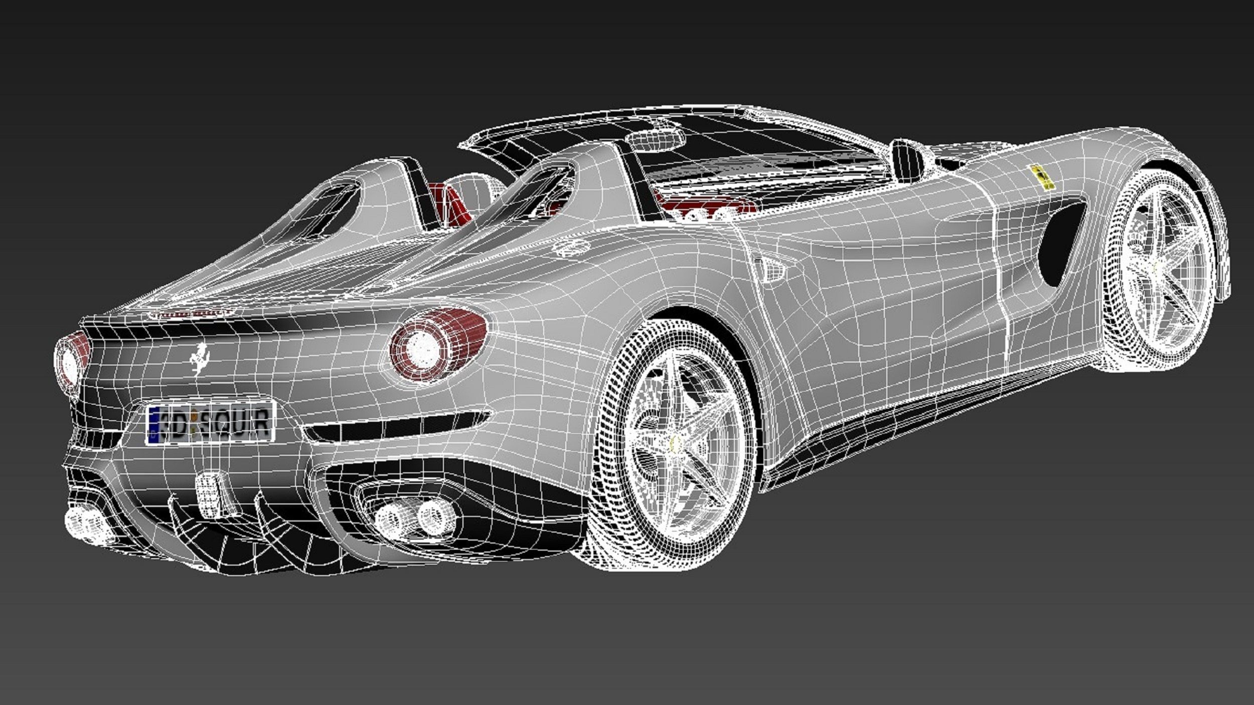 Ferrari F60 America 2015 3D model_19
