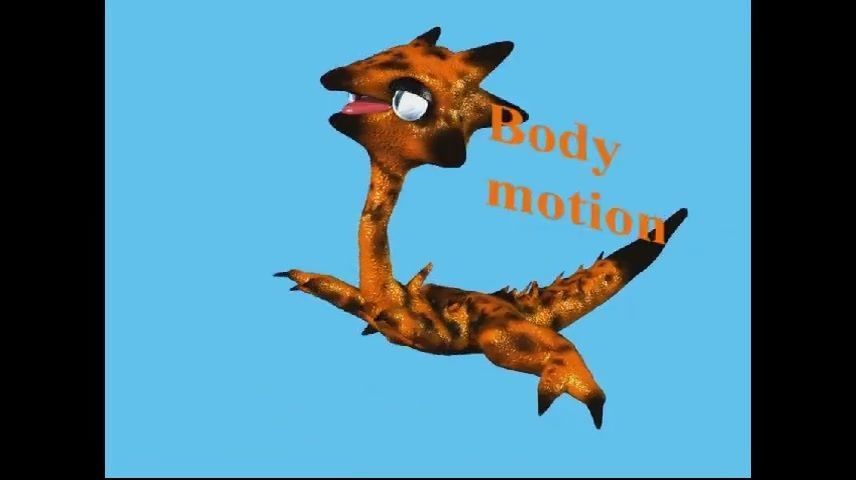 Gerrafagon the toothless reptile wyvern Low-poly 3D model_10