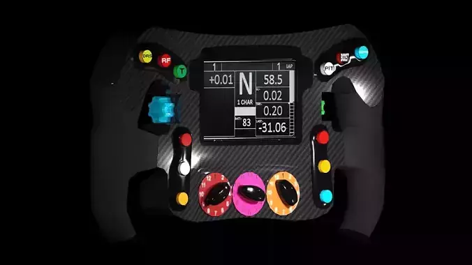 Mclaren F1 Steering Wheel 3D print model