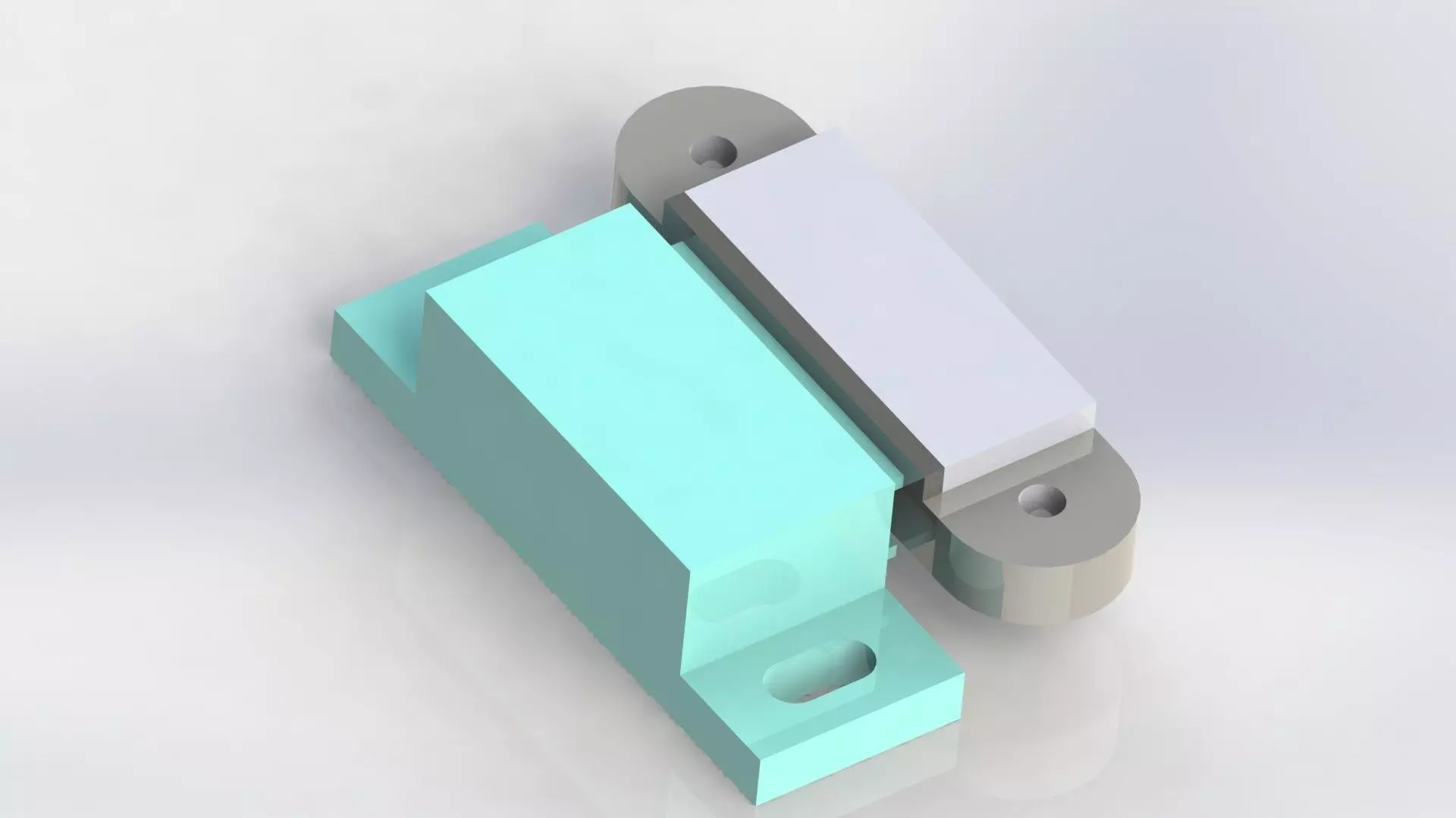 Magnetic catch push to open Free 3D model