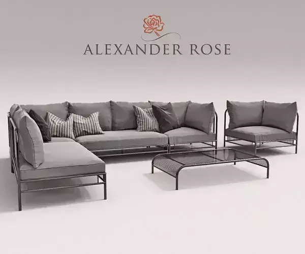 Alexandr Rose outdoor furniture collection - Portofino 3D model