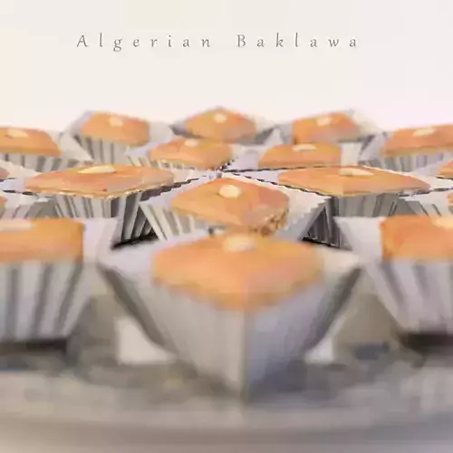 Algerian Baklawa  3D model
