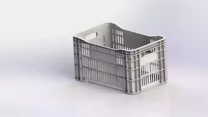 Fruit boxes Free 3D model
