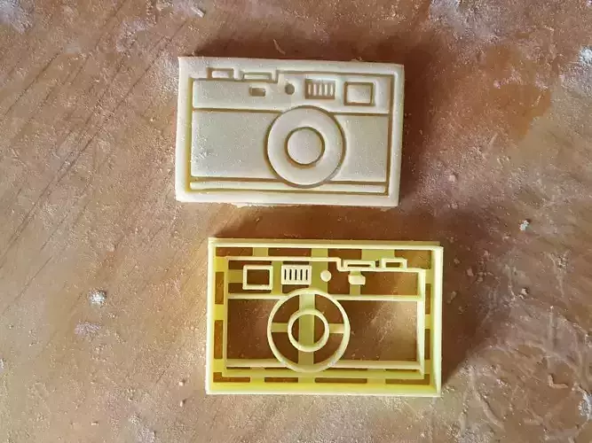 Vintage Photo Camera Cookie Cutter