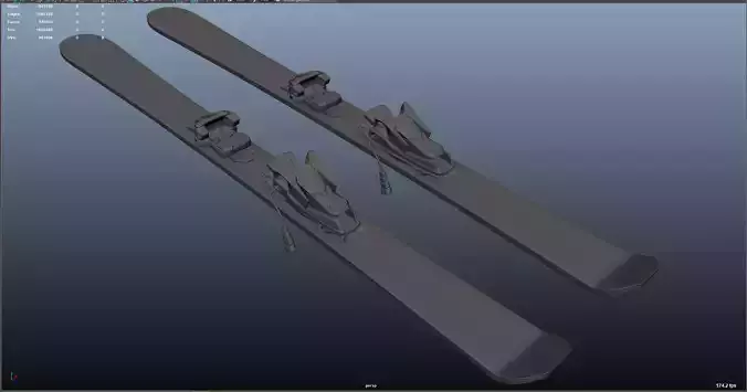 Snow SKI 3D model