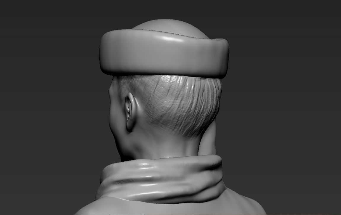 Emirates Airline stewardess ready for full color 3D printing 3D print model_54