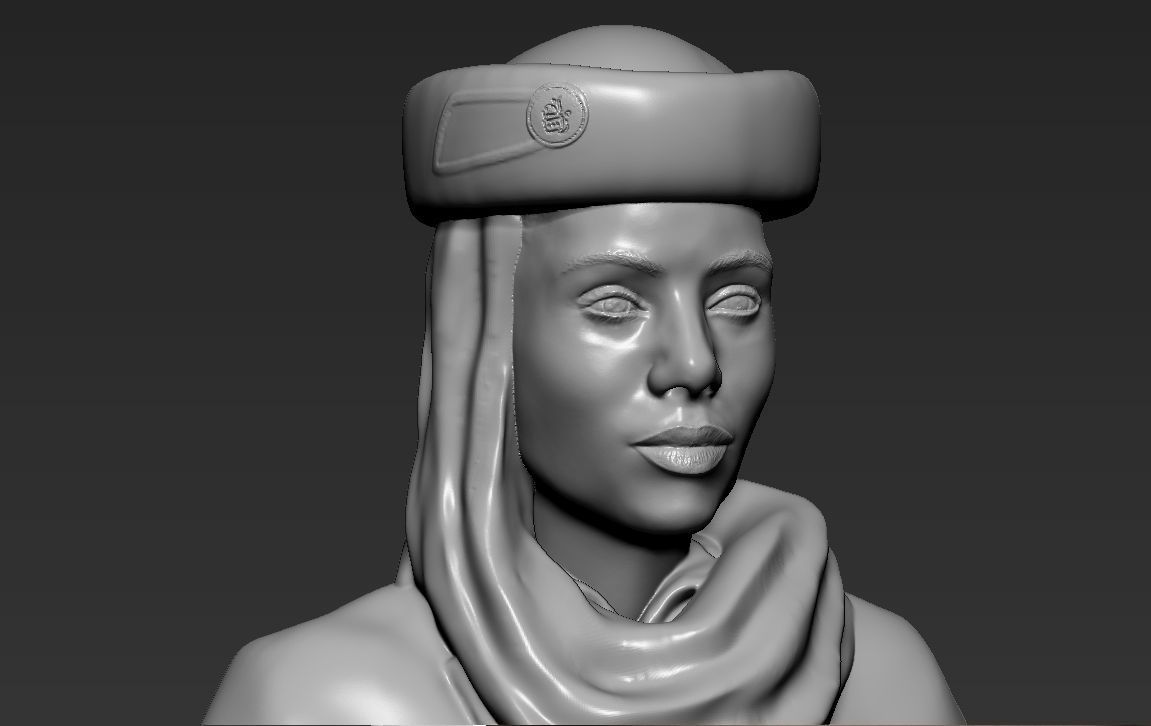 Emirates Airline stewardess ready for full color 3D printing 3D print model_41