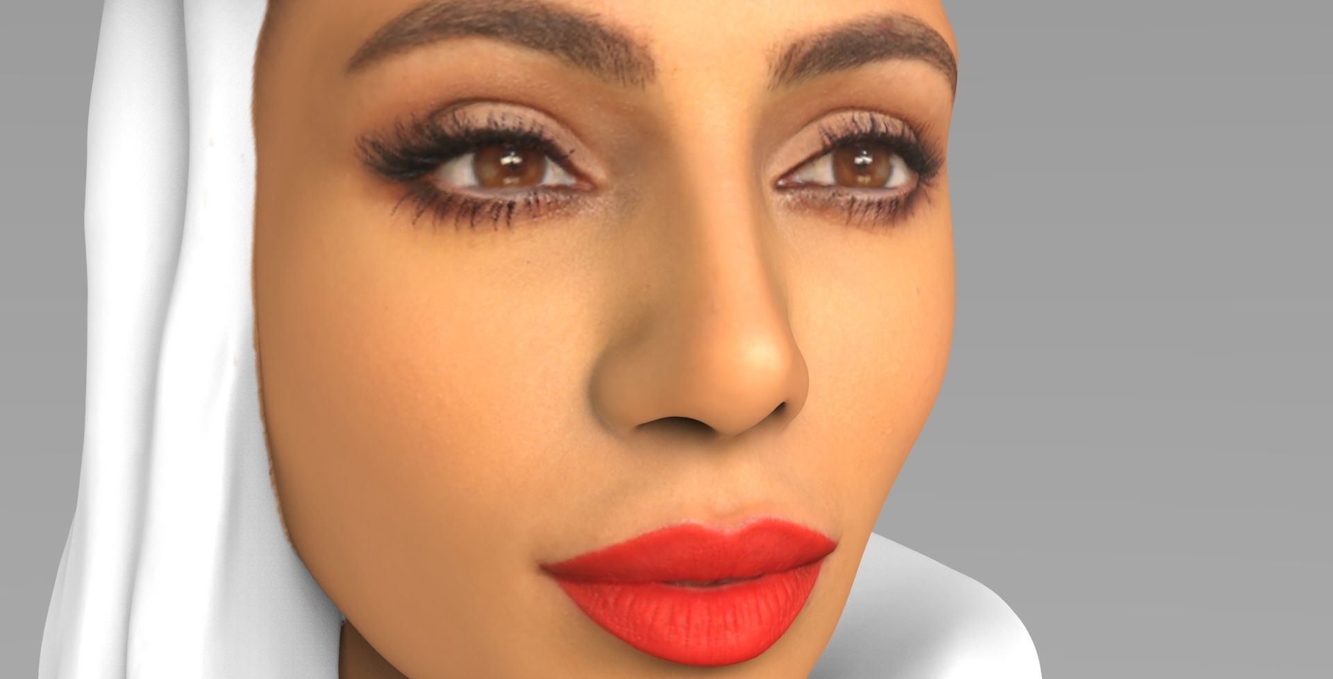 Emirates Airline stewardess ready for full color 3D printing 3D print model_6