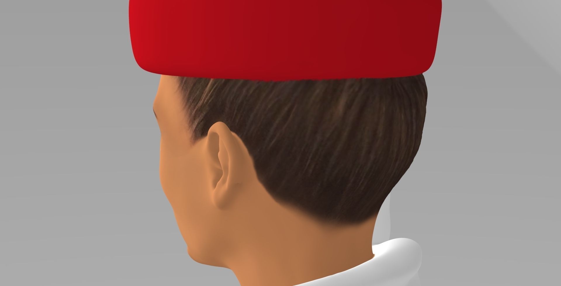 Emirates Airline stewardess ready for full color 3D printing 3D print model_18