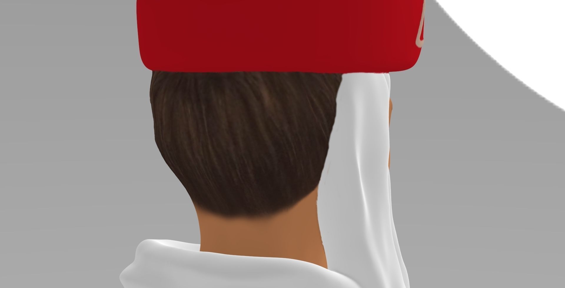 Emirates Airline stewardess ready for full color 3D printing 3D print model_16