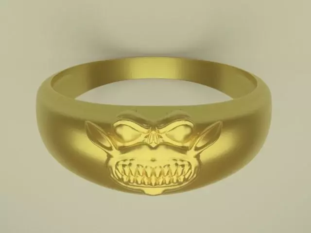 Bat Ring 3D print model_0