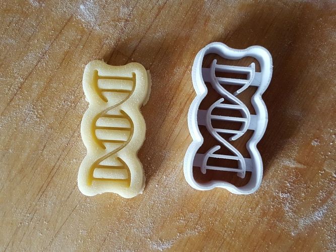 DNA cookie cutter 3D print model