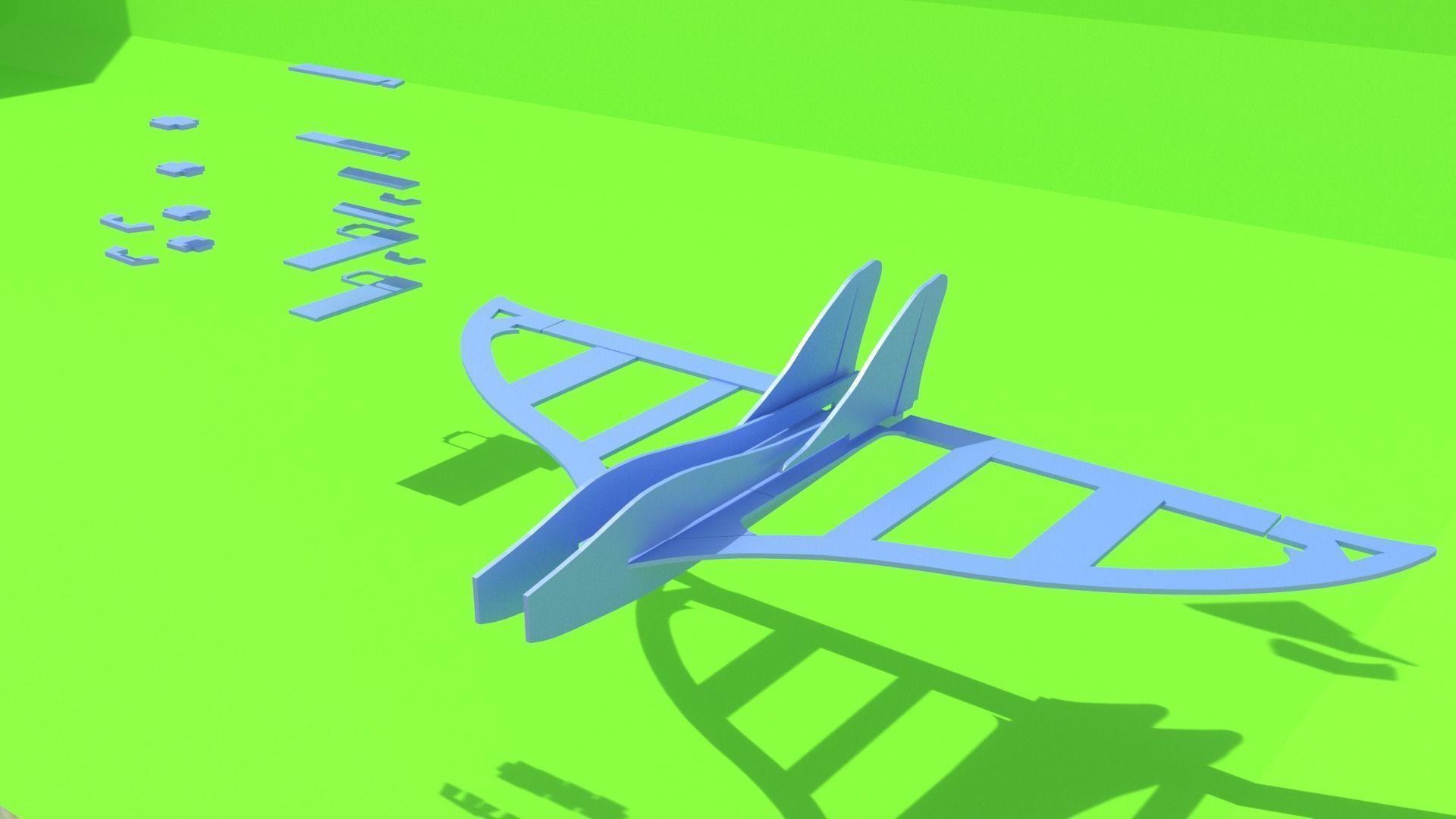 Xelio Airplane Model For 3DPrinter 3D print model_1