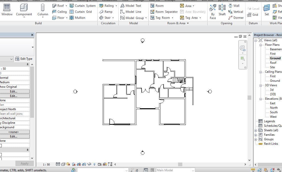 Residential Building Villa2 3D model_1
