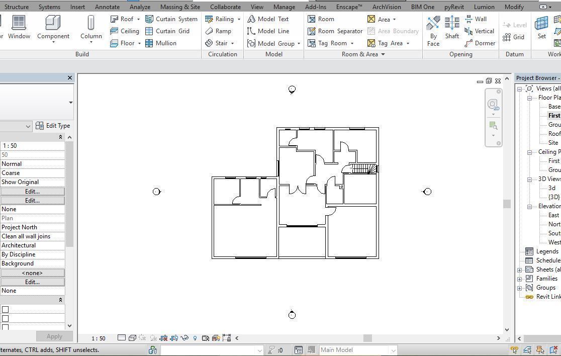 Residential Building Villa2 3D model_5