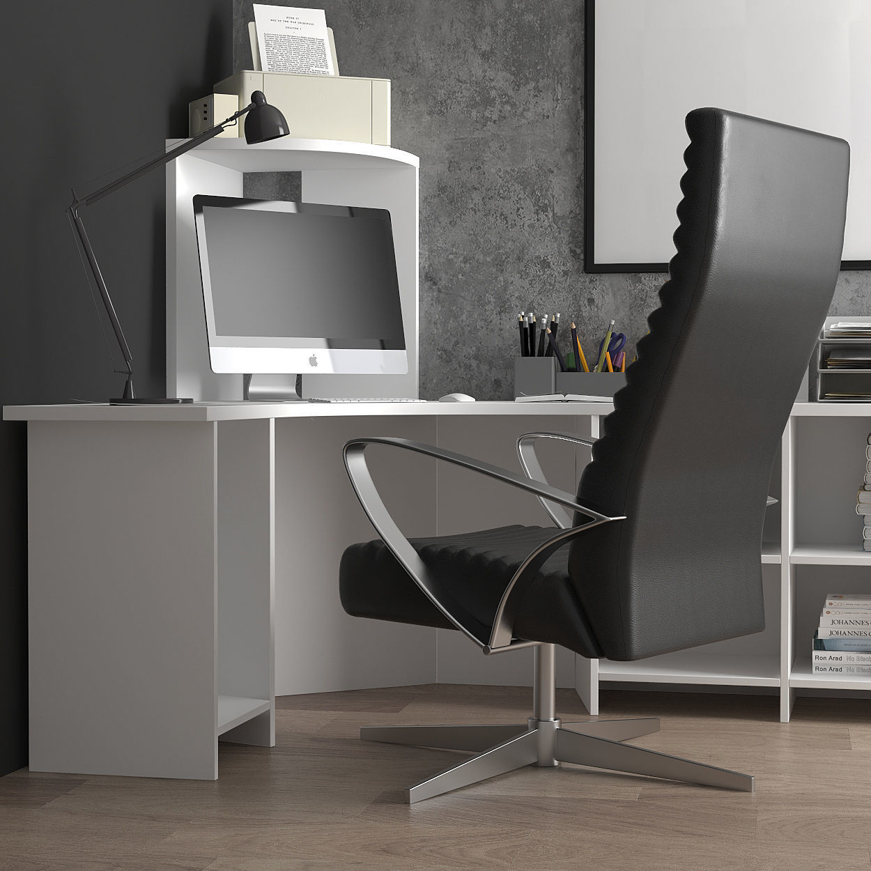 workplace 3D model_5