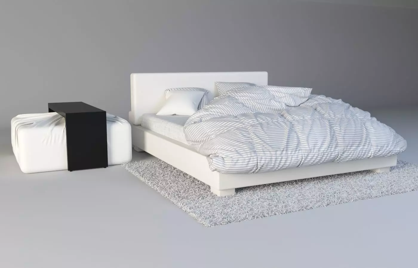 Modern Bed Pack 3D model
