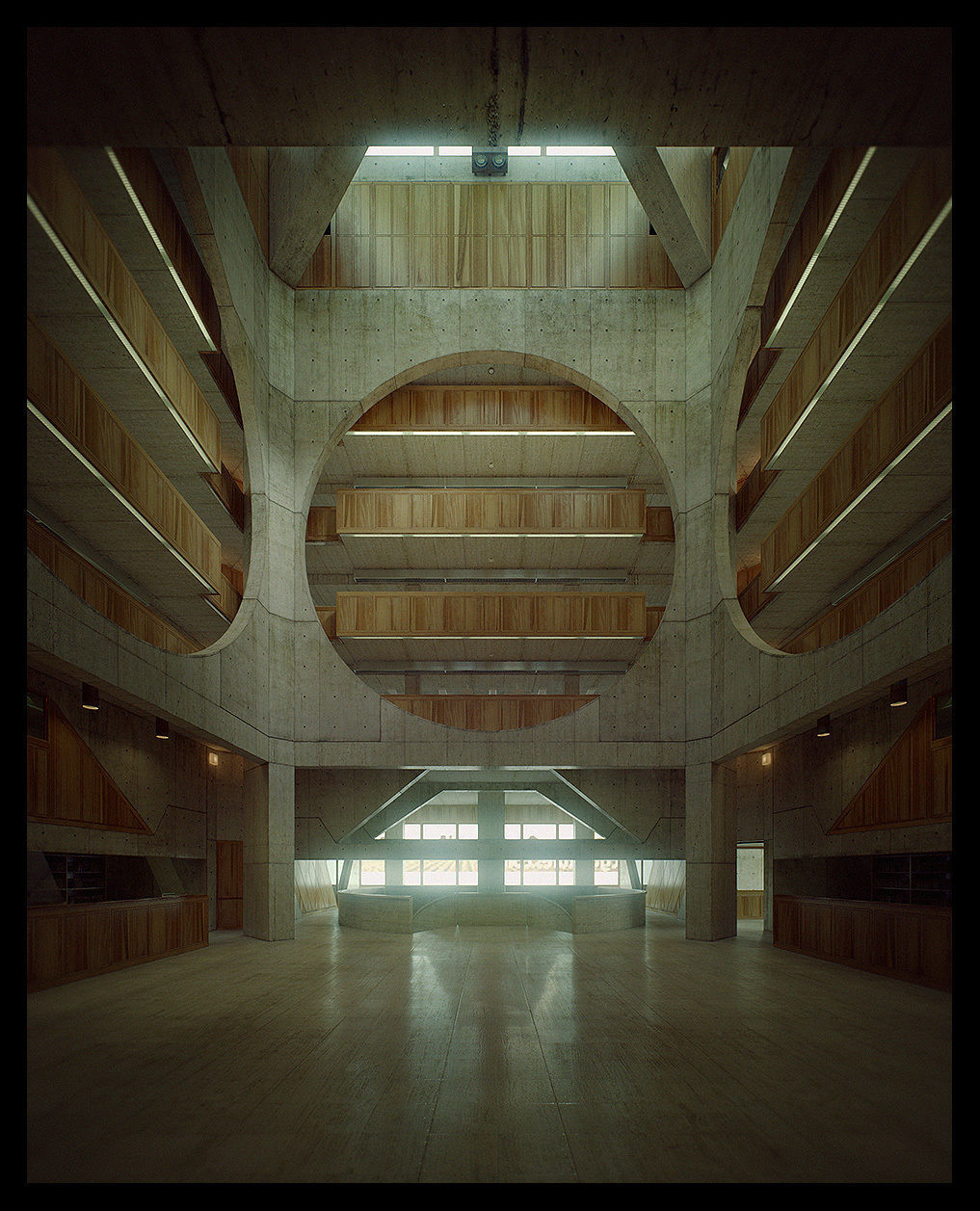 Exeter Library from The Third and The Seventh 3D model_1