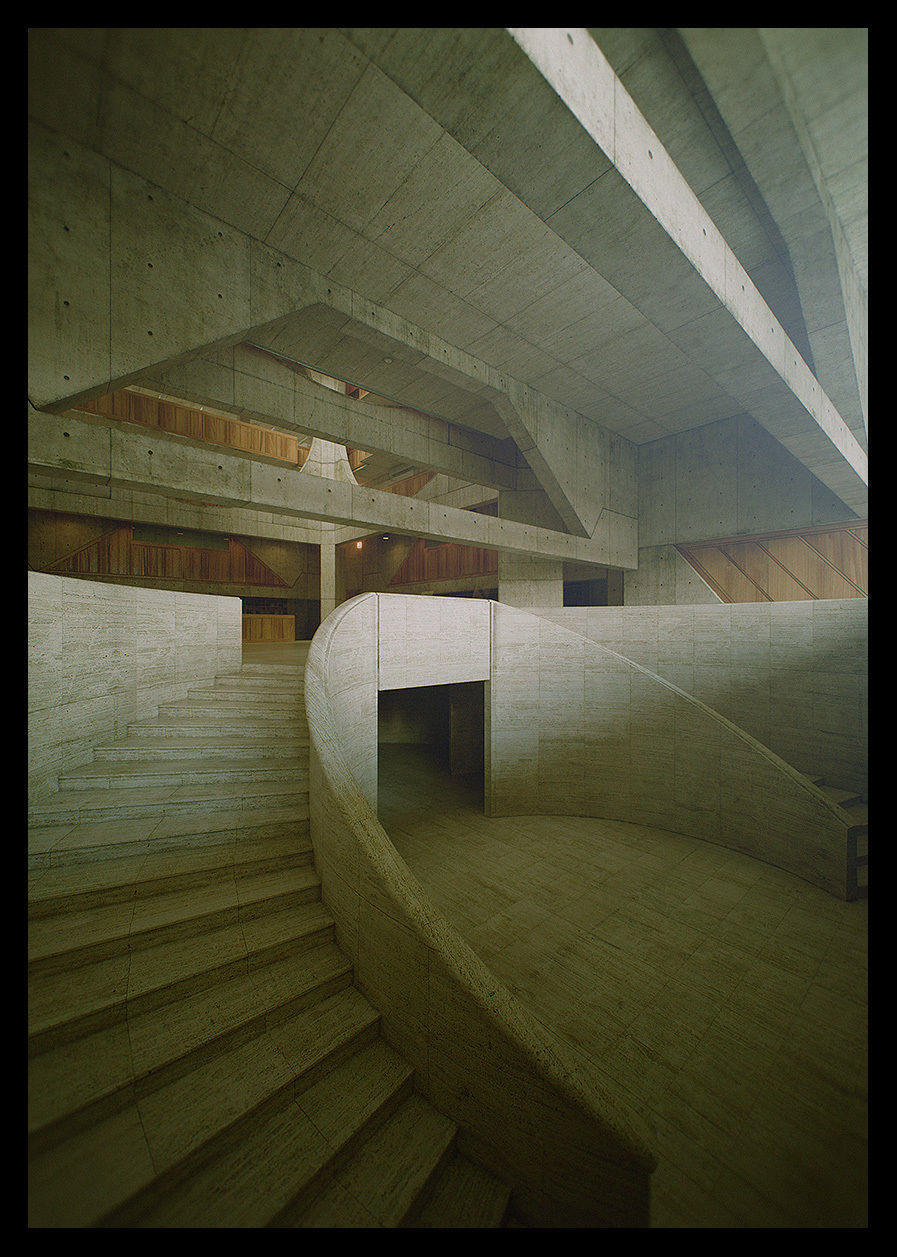 Exeter Library from The Third and The Seventh 3D model_3
