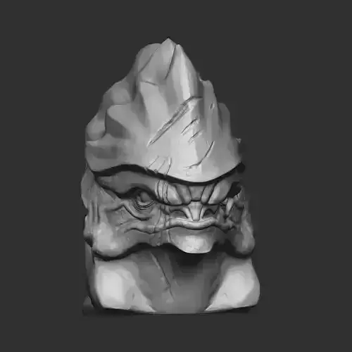 Urdnot Wrex from Mass effect 3D print model