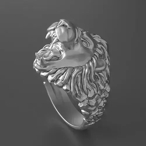 Lion Ring 025