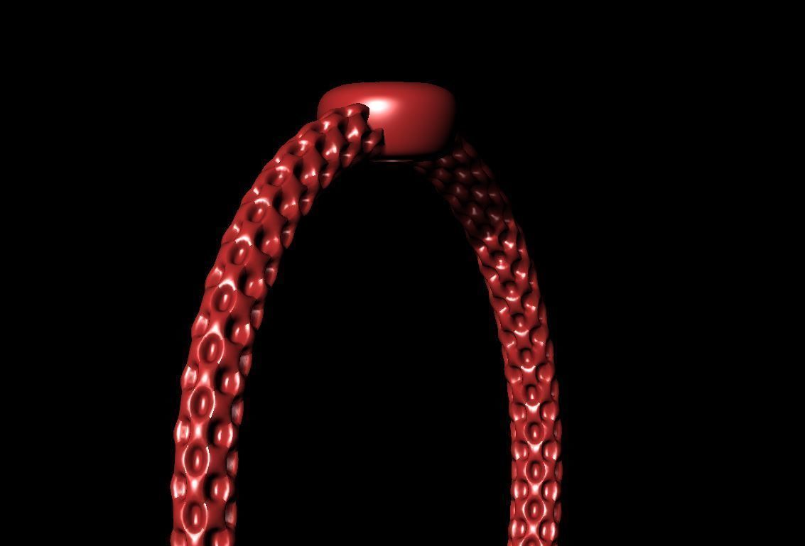 Unique minimalist diamond ring 3d print model gold pattern 3D print model_9