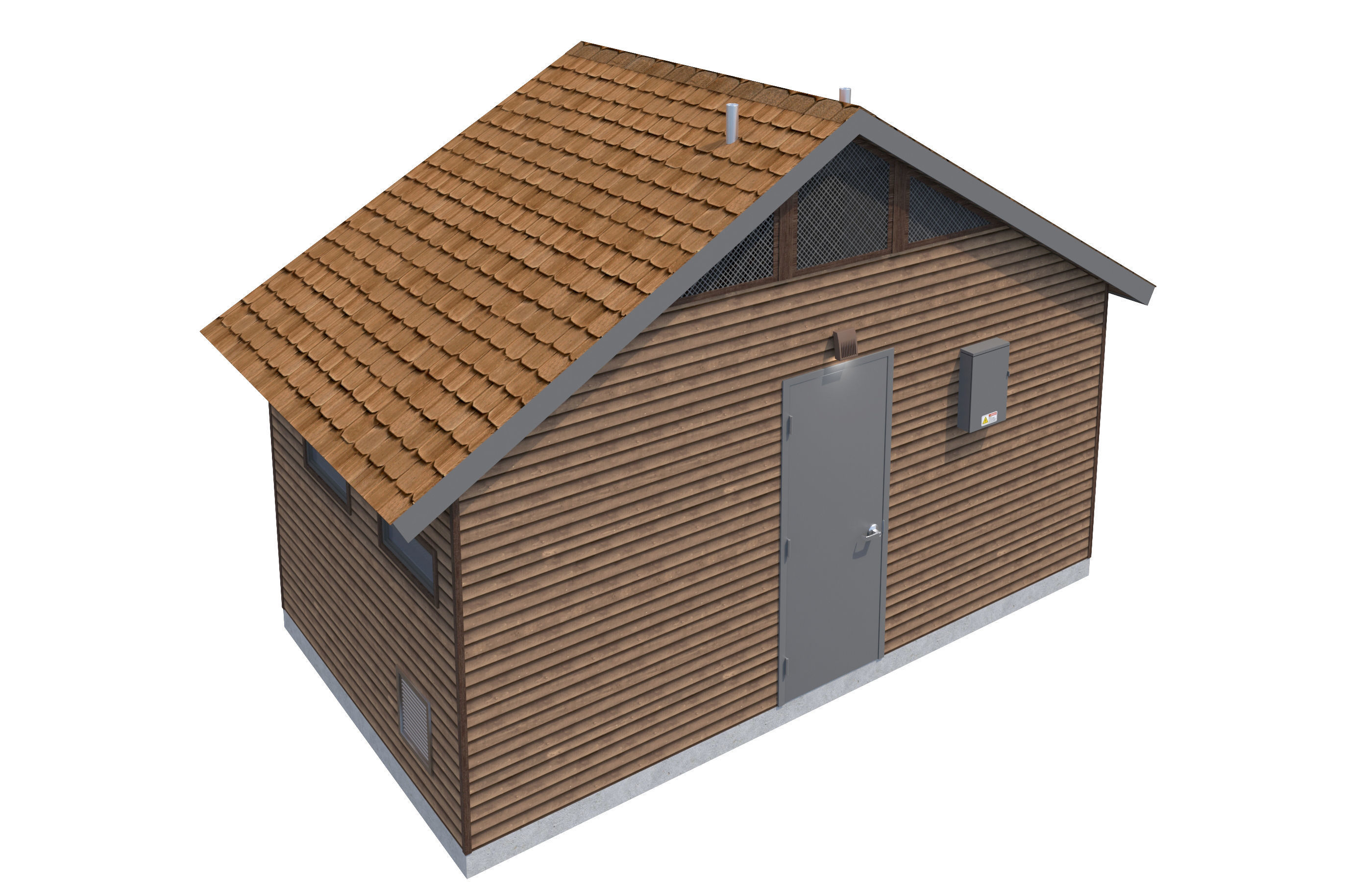 Public Building-003 Restroom 3D model_9