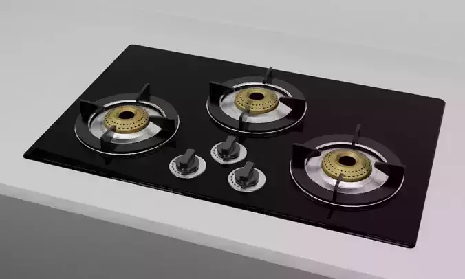 Stoves gas cooktop with three burners