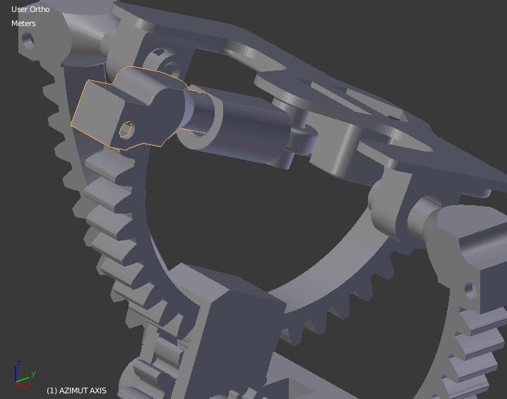 Armillary phone holder 3D print model_18