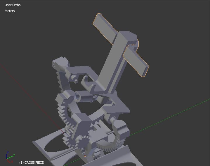 Armillary phone holder 3D print model_24