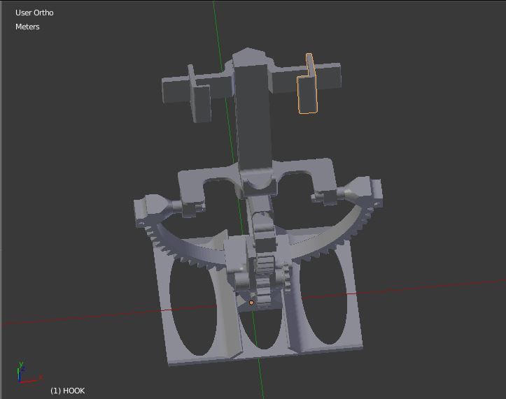 Armillary phone holder 3D print model_27