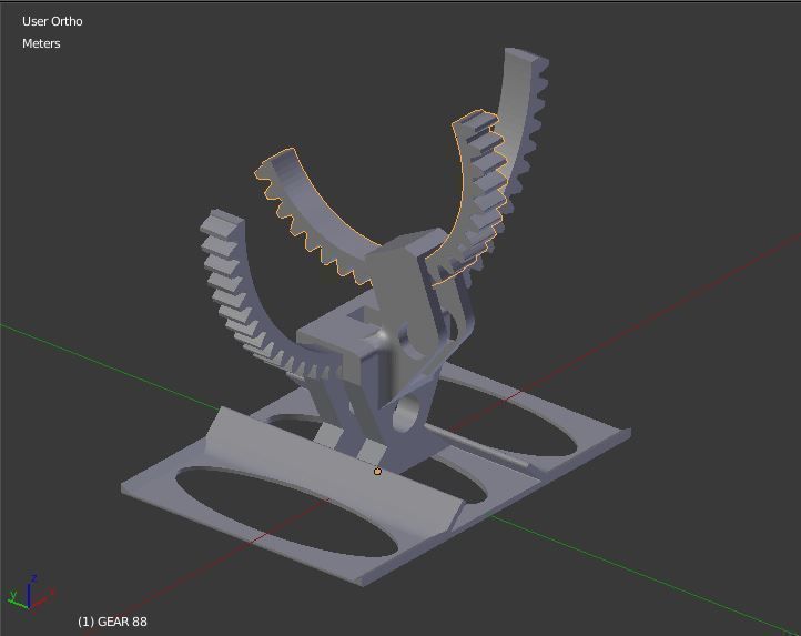 Armillary phone holder 3D print model_9