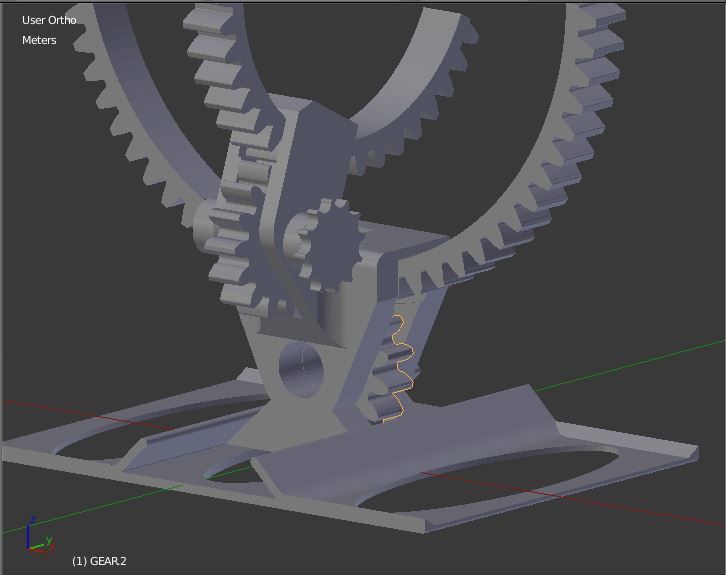 Armillary phone holder 3D print model_12